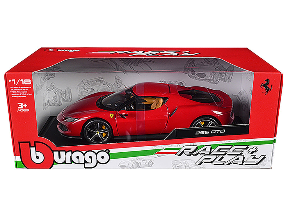 FERRARI 296 GTB a escala 1/18 - JUEGO DE CARRERAS BURAGO