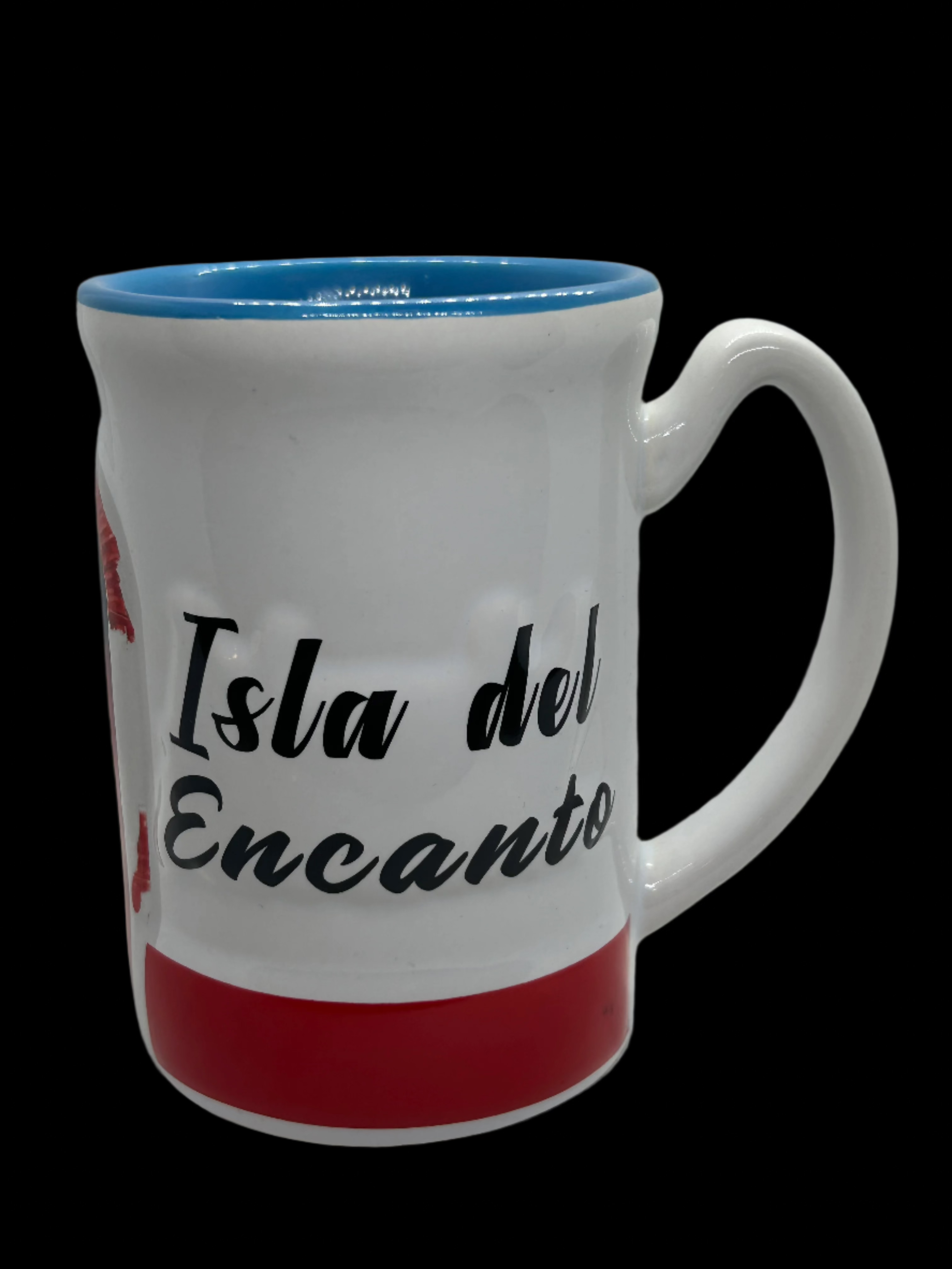 TAZA - ISLA DEL ENCANTO Y RELIEVE DE LA PUERTA VIEJA DE SAN JUAN