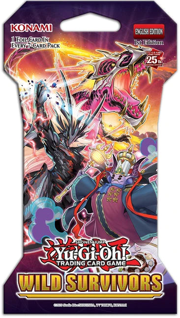 WILD SURVIVORS SINGLE BOOSTER PACK - YUGIOH Dream Team Collectibles WILD SURVIVORS SINGLE BOOSTER PACK - YUGIOH Dream Team Collectibles