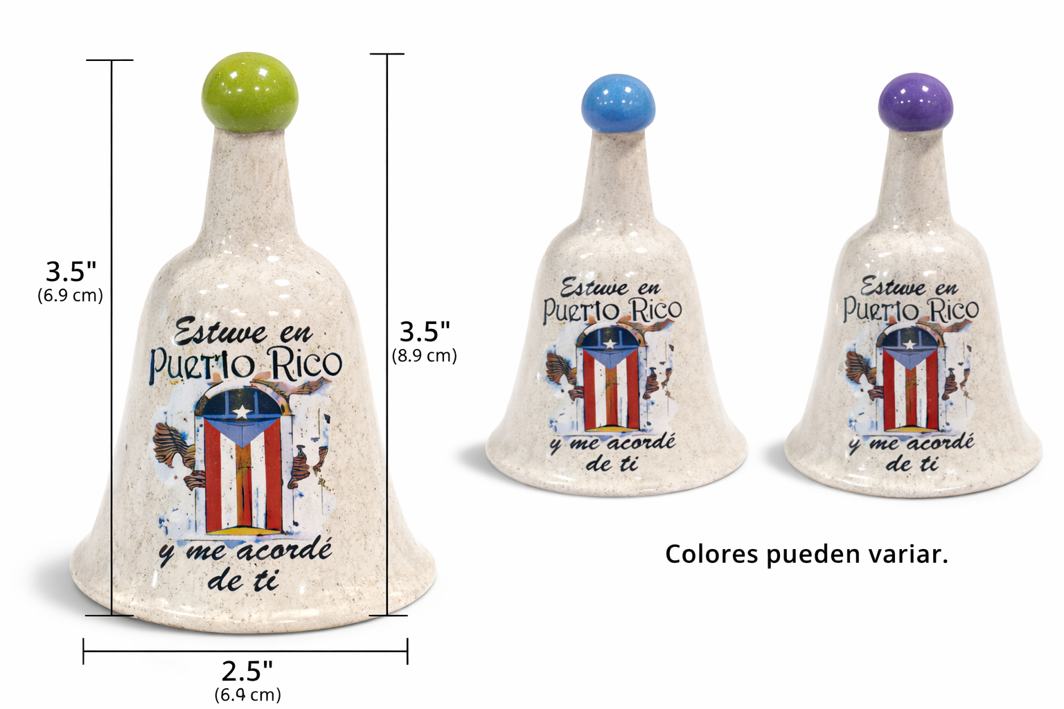CAMPANA DE PUERTO RICO CON MENSAJE - “ESTUVE EN PR. Y ME ACORDÉ DE TI”.