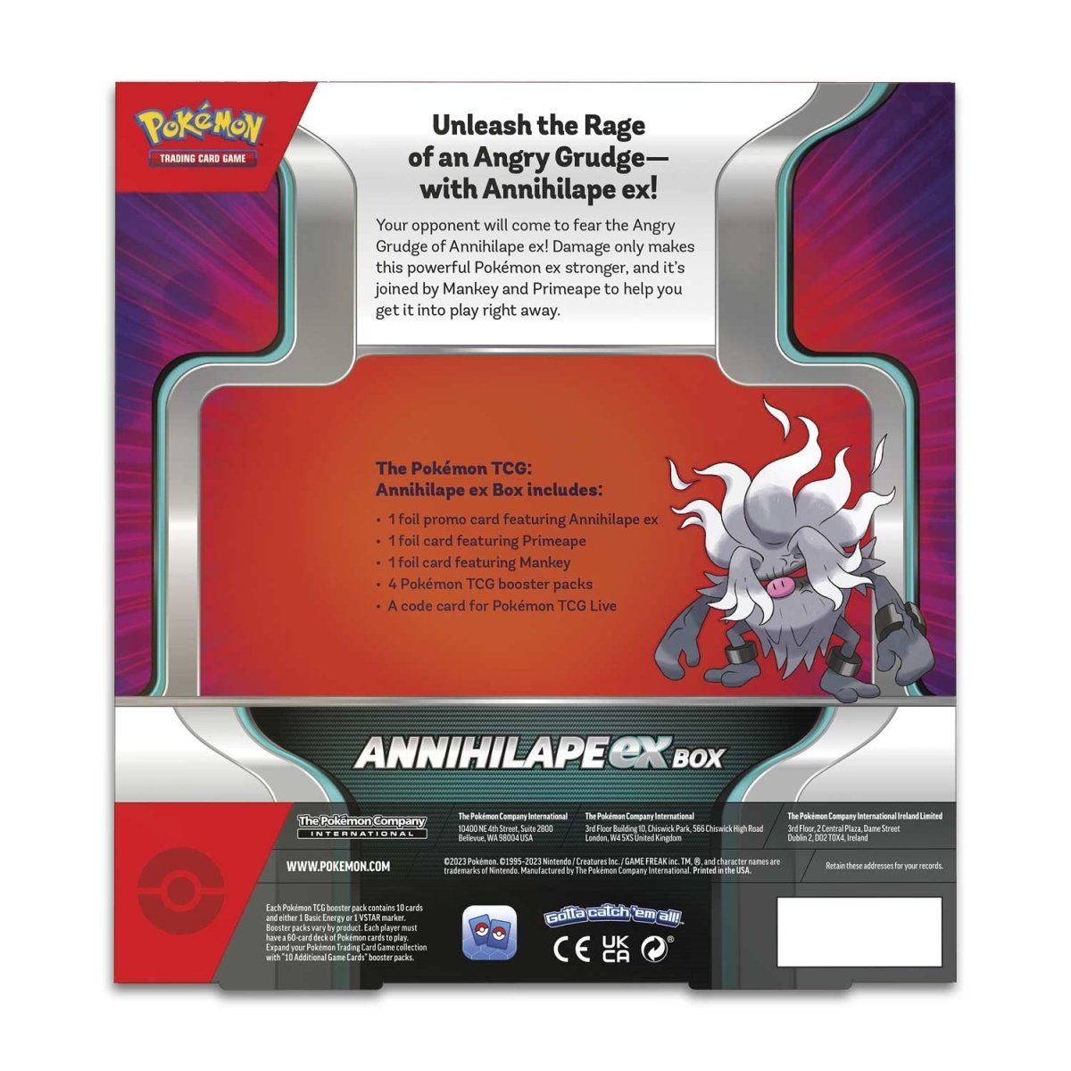 ANNIHILAPE EX BOX - POKEMON