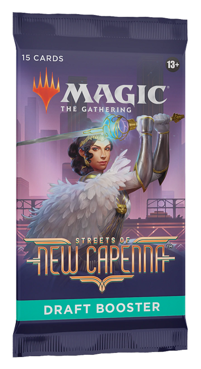 STREETS OF NEW CAPENNA DRAFT BOOSTER PACK - MAGIC THE GATHERING Dream Team Collectibles STREETS OF NEW CAPENNA DRAFT BOOSTER PACK - MAGIC THE GATHERING Dream Team Collectibles