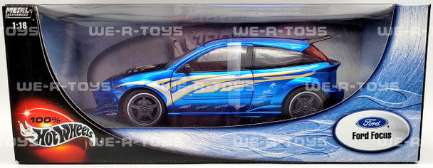 1/18 FORD FOCUS METALLIC BLUE - HOTWHEELS