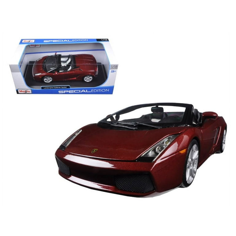 1/18LAMBORGHINI GALLARDO SPYDER MAROON - MAISTO SPECIAL EDITION