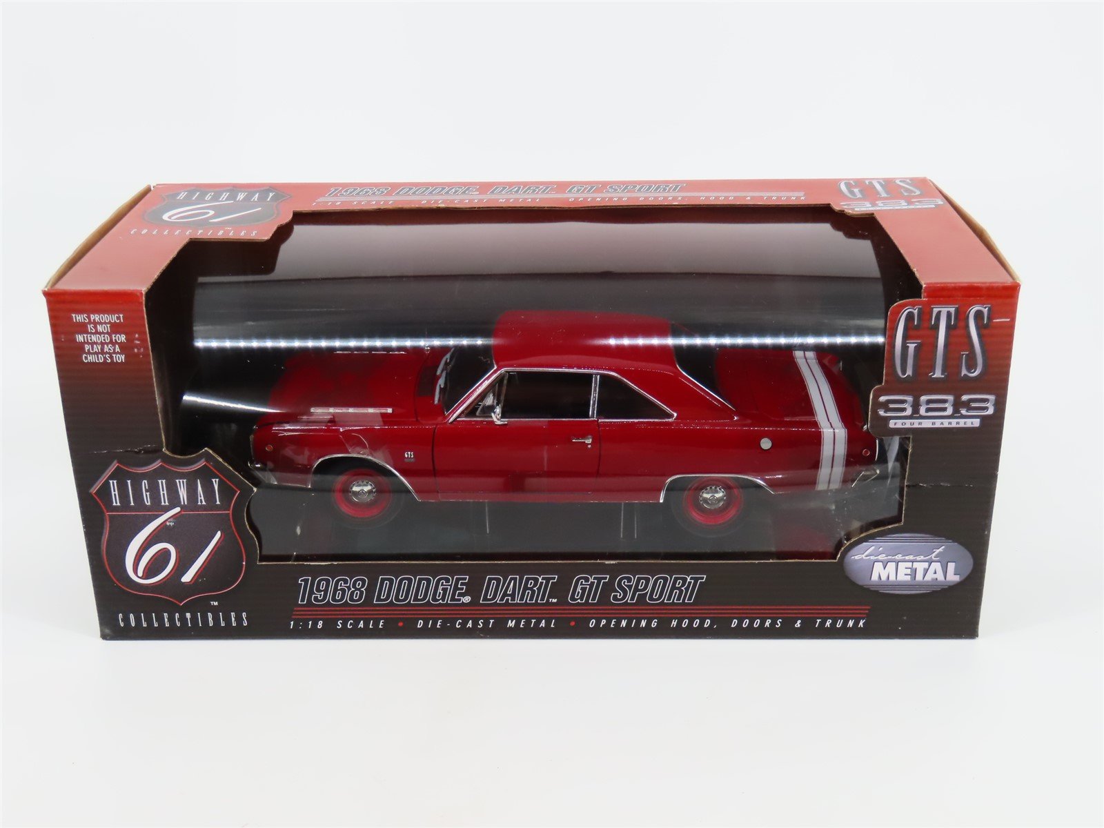 1/18 1968 DODGE DART GT SPORT - CARRETERA 61