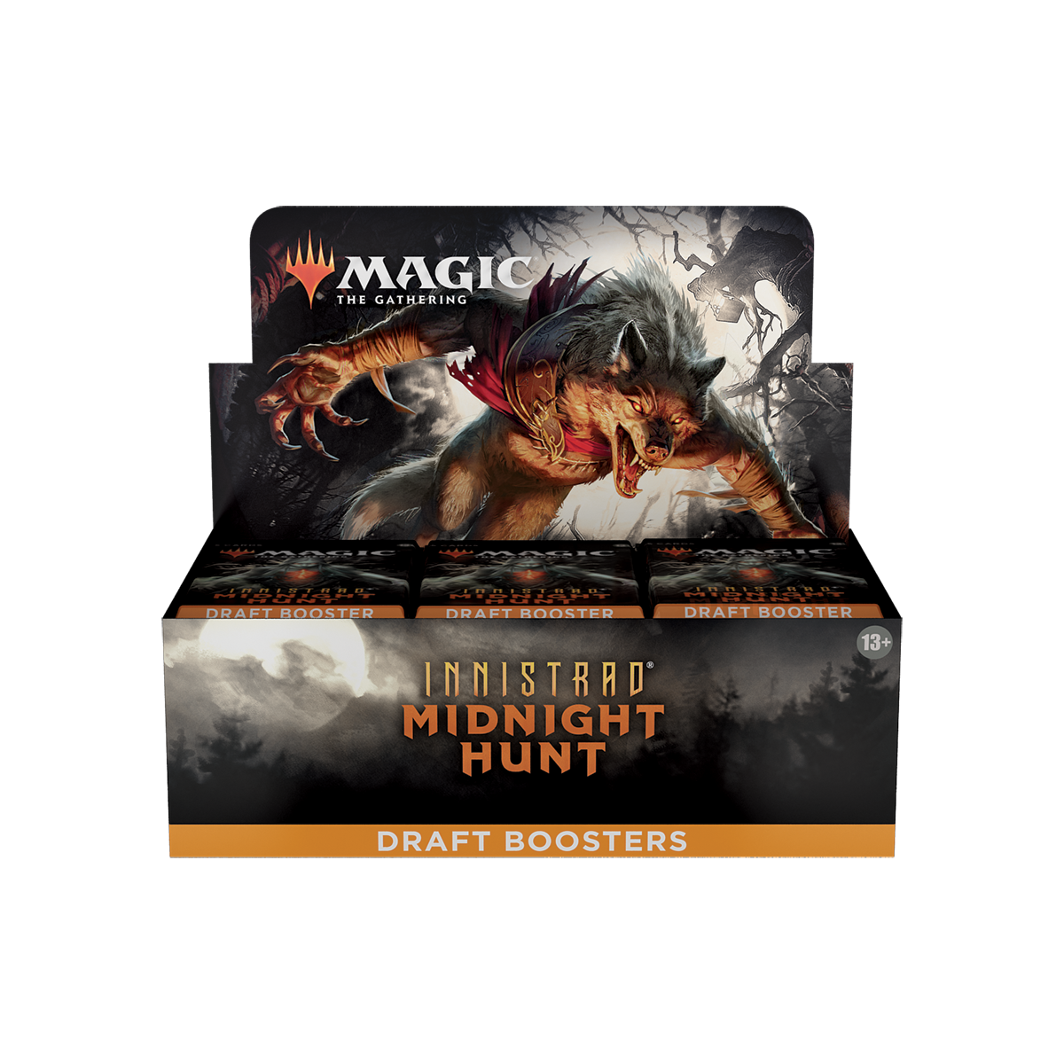 INNISTRAD MIDNIGHT HUNT DRAFT BOOSTER BOX - MAGIC THE GATHERING Dream Team Collectibles INNISTRAD MIDNIGHT HUNT DRAFT BOOSTER BOX - MAGIC THE GATHERING Dream Team Collectibles