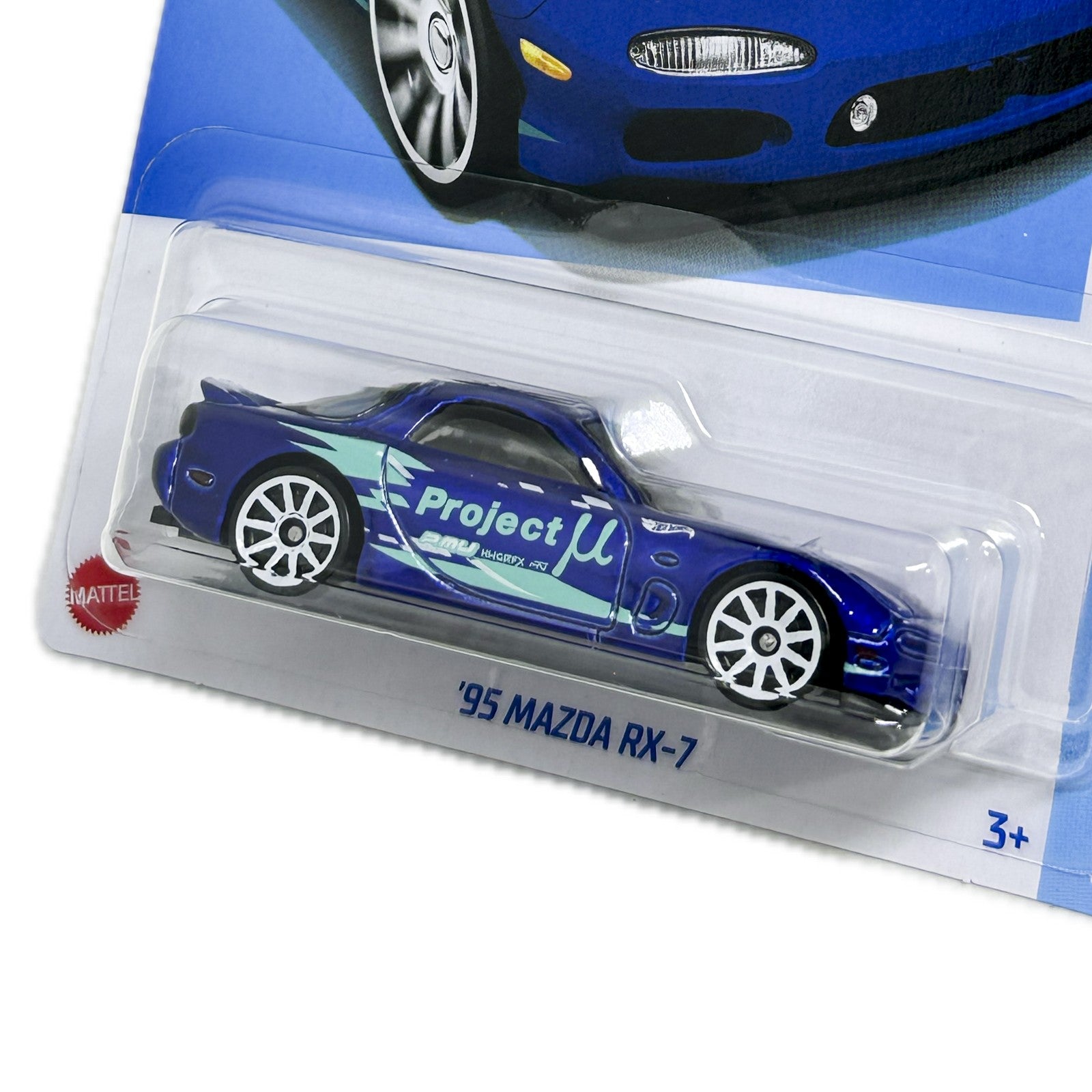 1/64 1995 MAZDA RX-7 PROJECT U 170/250 (9/10) - HOTWHEELS J-IMPORTS