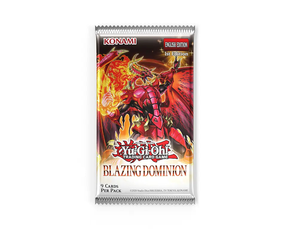 BLAZING DOMINION BOOSTER PACK - YUGIOH