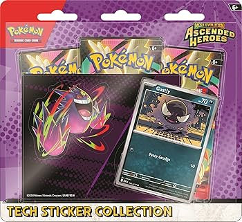 POKEMON MEGA EVOLUTION ASCENDED HEROES TECH STICKER COLLECTION