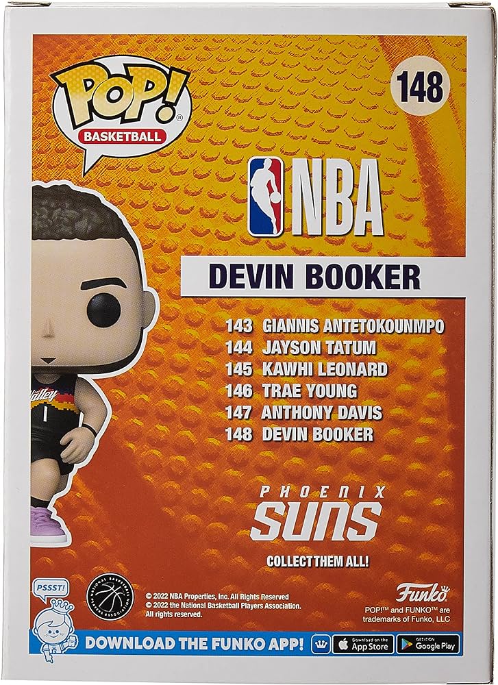 FUNKO POP - NBA DEVIN BOOKER #148