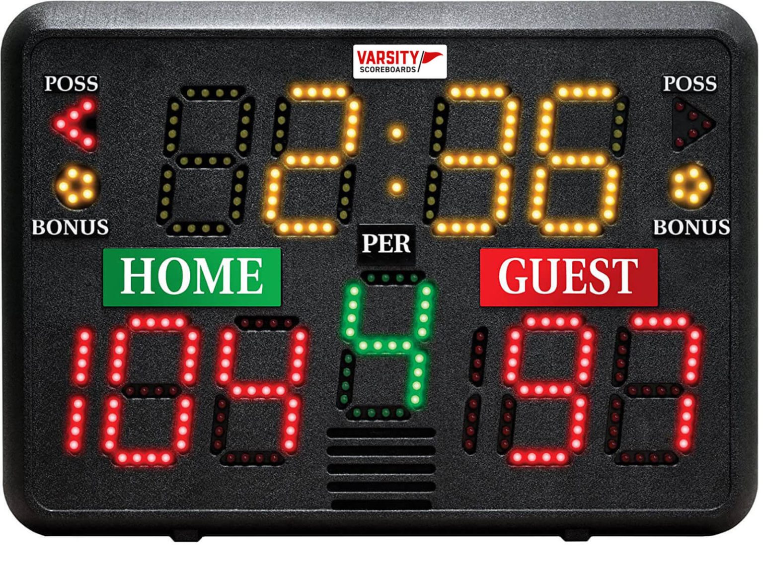 PIZARRA ELECTRÓNICA VARSITY LED-4 MULTI SPORT SCOREBOARD- PM#5395011