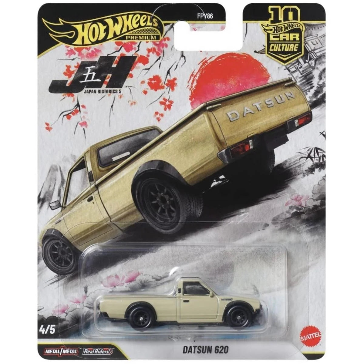 1/64 DATSUN 620 HOT WHEELS PREMIUM 10TH ANNIVERSARY 2026 JAPAN HISTORICS 5