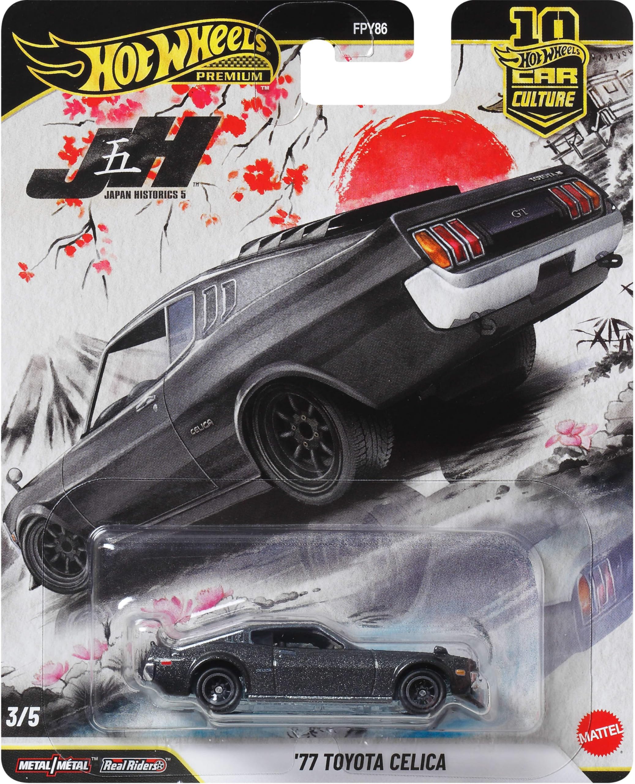 1/64 ‘77 TOYOTA CELICA HOT WHEELS PREMIUM 10TH ANNIVERSARY 2026 JAPAN HISTORICS 5