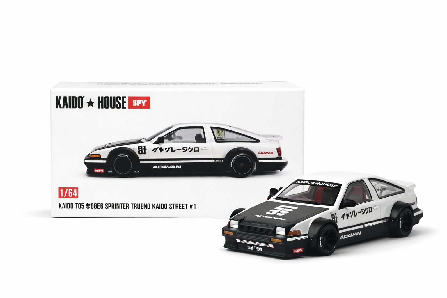 1/64 TOYOTA SPRINTER TRUENO KAIDO STREET V1 KHMG 180