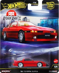 1/64 ‘89 TOYOTA SUPRA HOT WHEELS CAR CULTURE RONIN RUN II 5/5