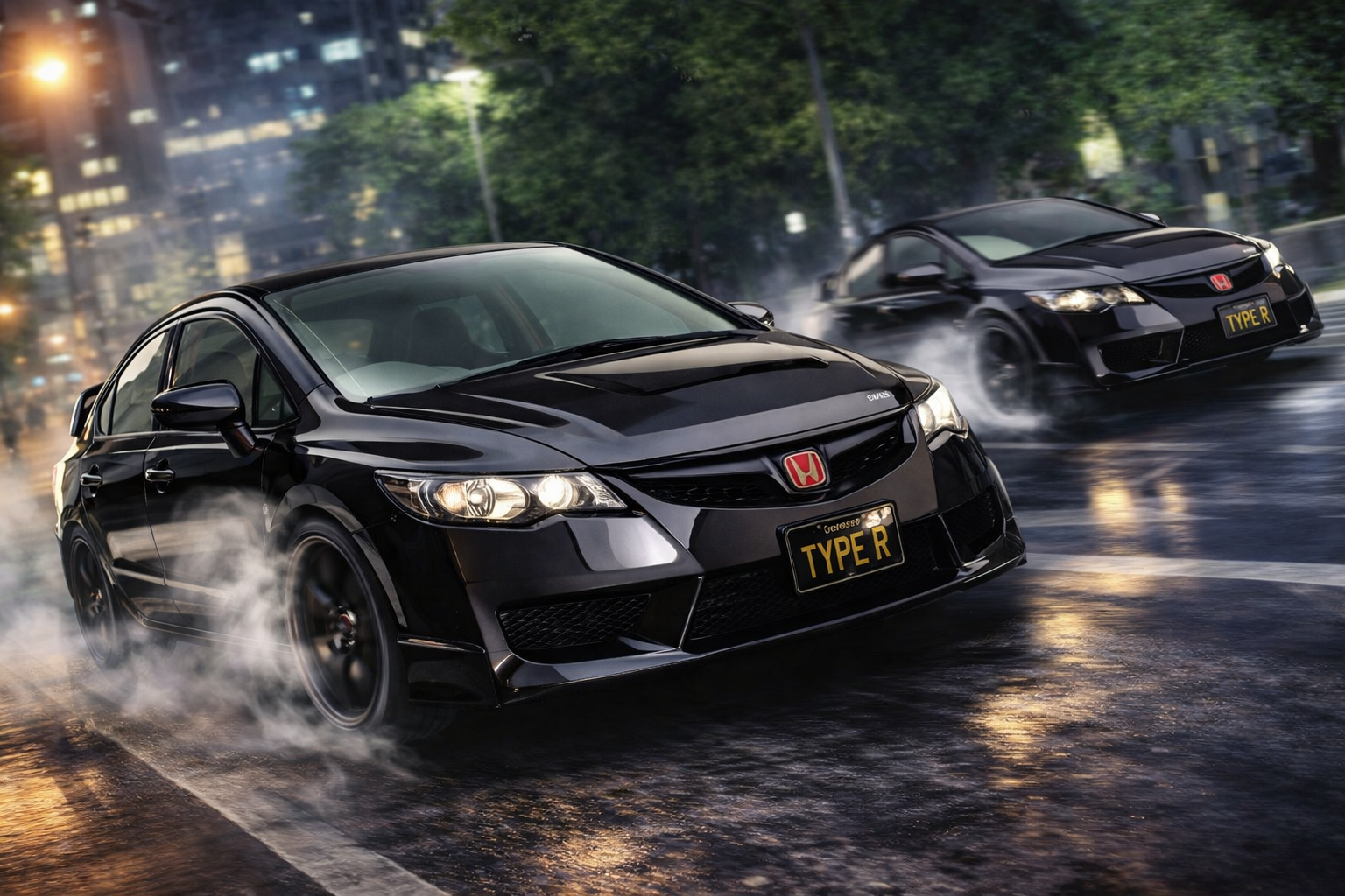 1/64 ‘97 HONDA CIVIC TYPE R (CHASE) HOT WHEELS CAR CULTURE RONIN RUN II 0/5