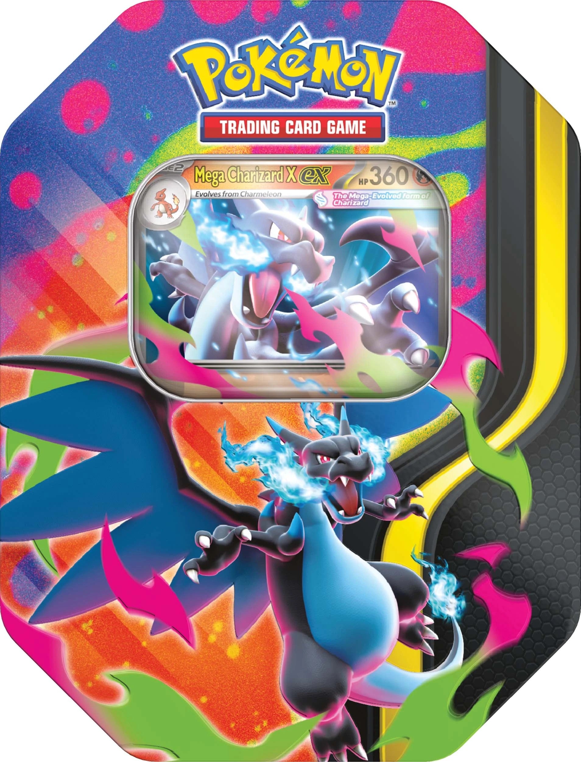 POKEMON MEGA CHARIZARD TIN CAN