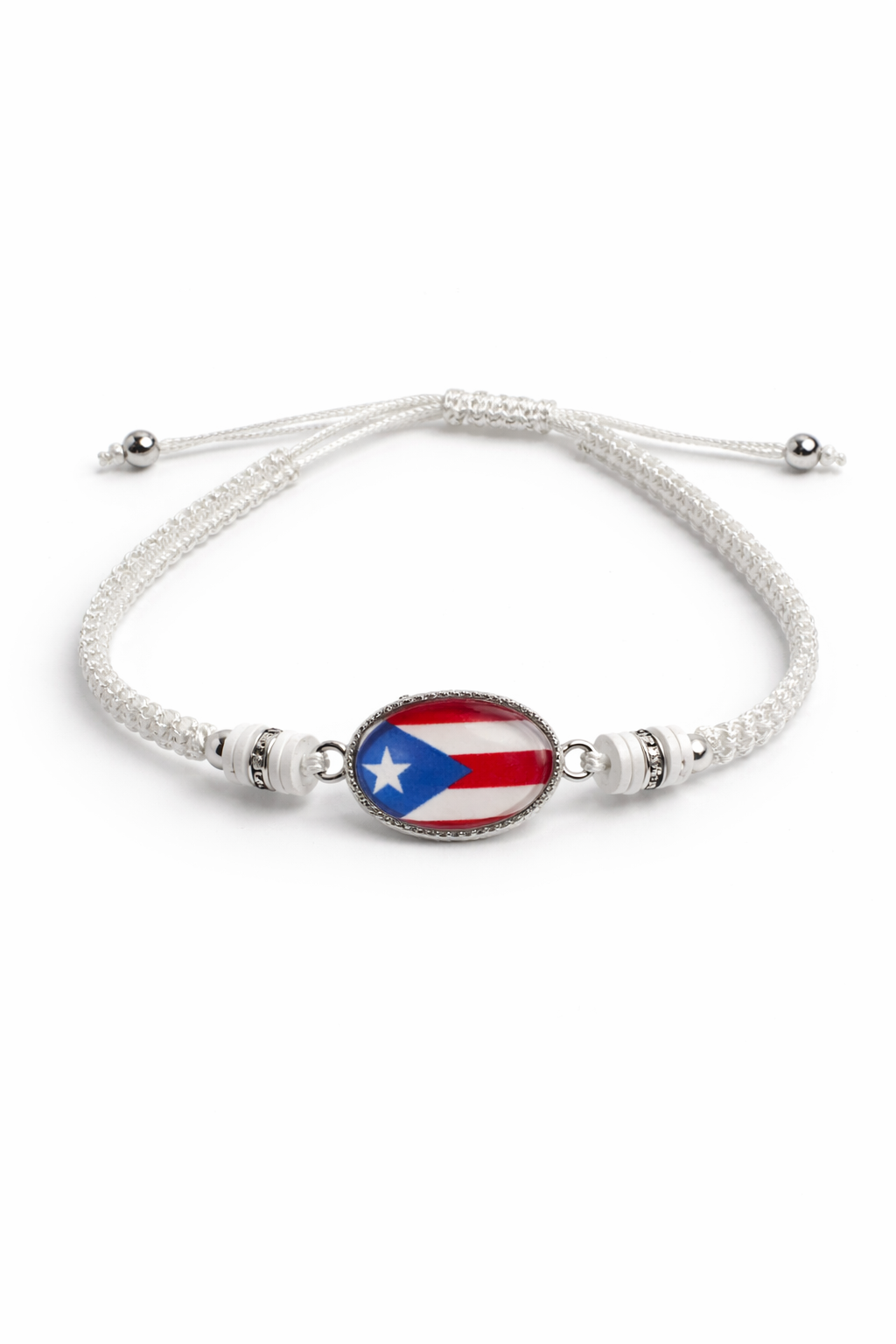 PULSERA CON BANDERA DE PUERTO RICO (AJUSTABLE) BL-9118PR