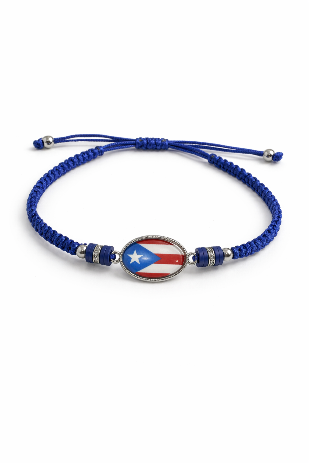 PULSERA CON BANDERA DE PUERTO RICO (AJUSTABLE) BL-9118PR