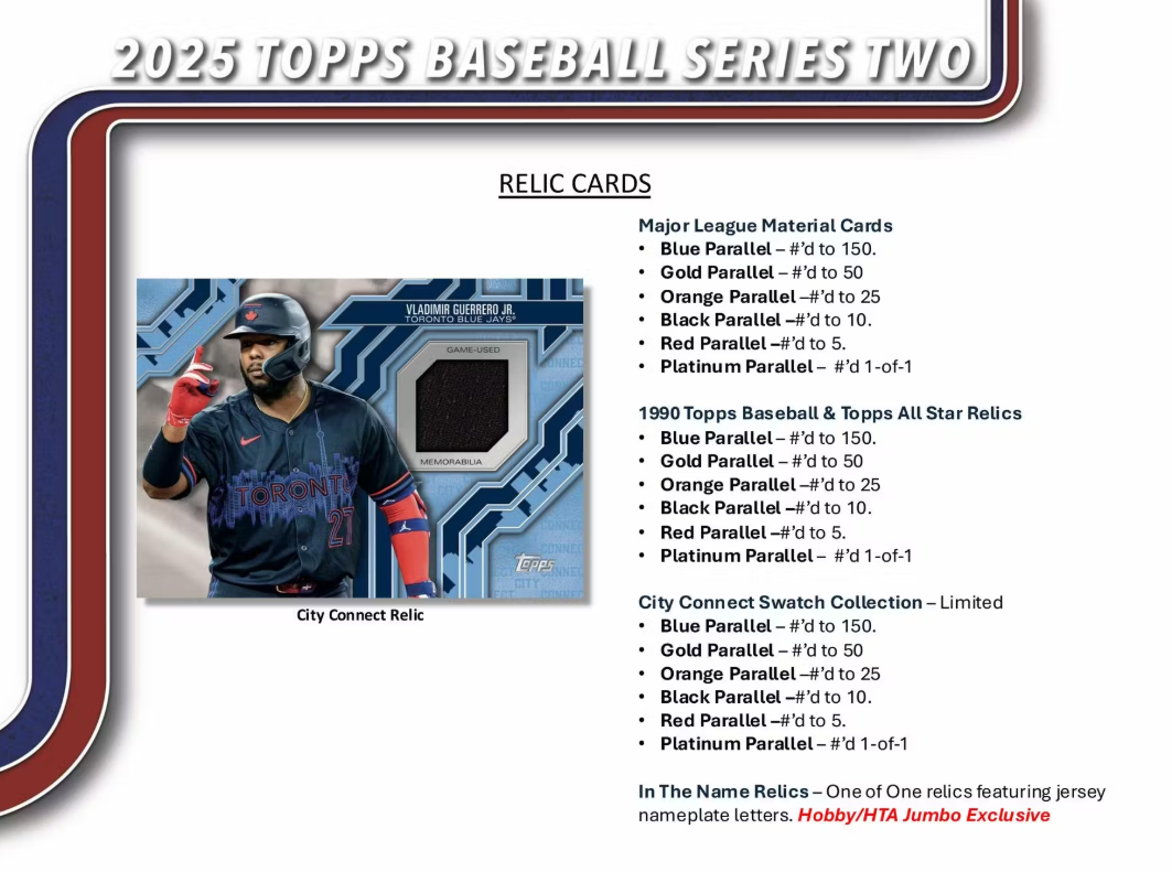 2025 TOPPS BASEBALL SERIES 2 SEALED BOX.