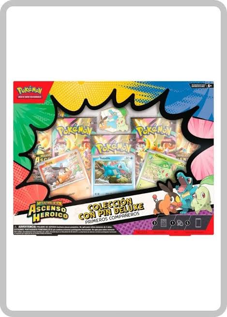 MEGA EVOLUTION ASCENDED HEROES FIRST PARTNER DELUXE PIN COLLECTION “SPANISH VERSION” - MEGA EVOLUCIÓN ASCENSO HEROICO