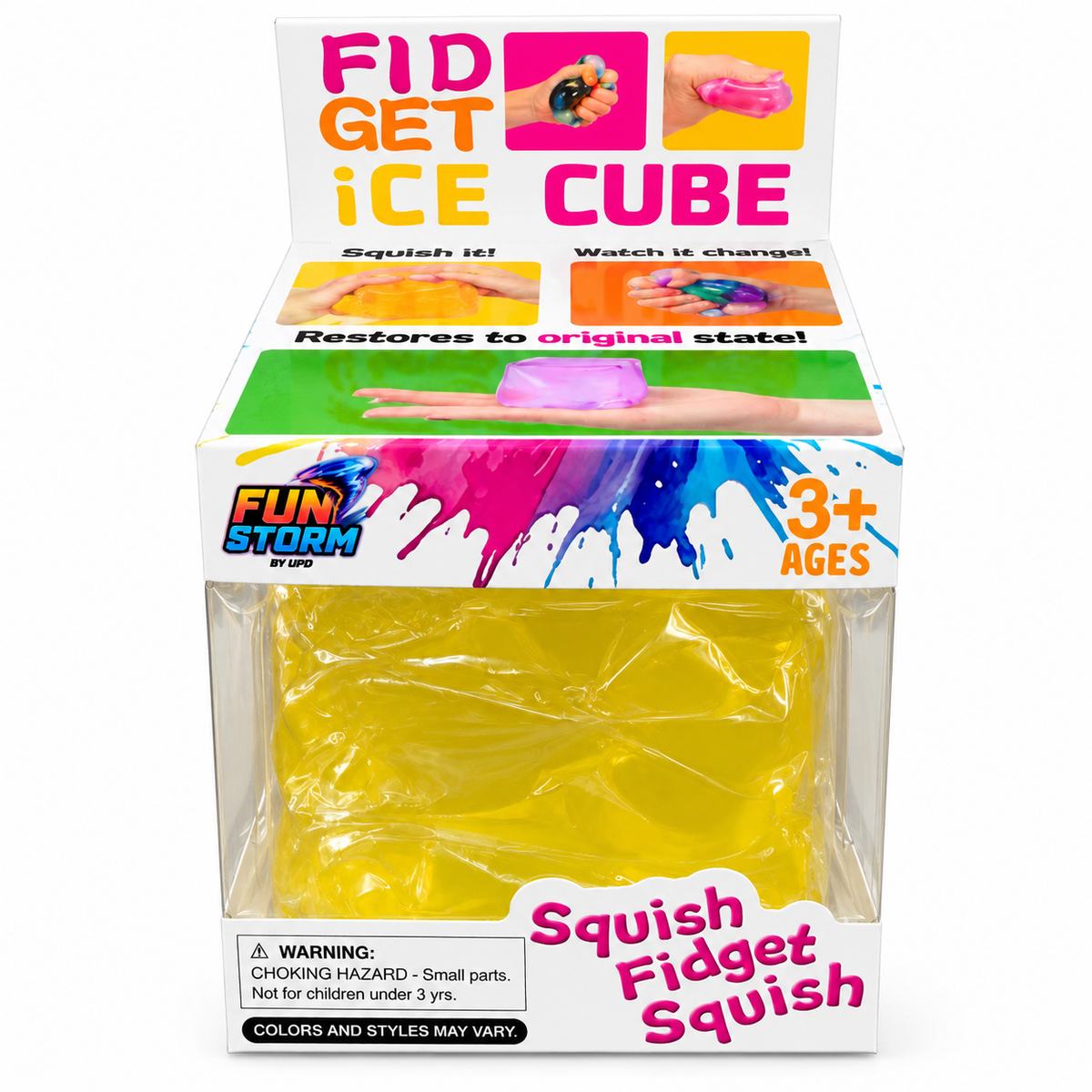 3” SQUISH FIDGET CUBE