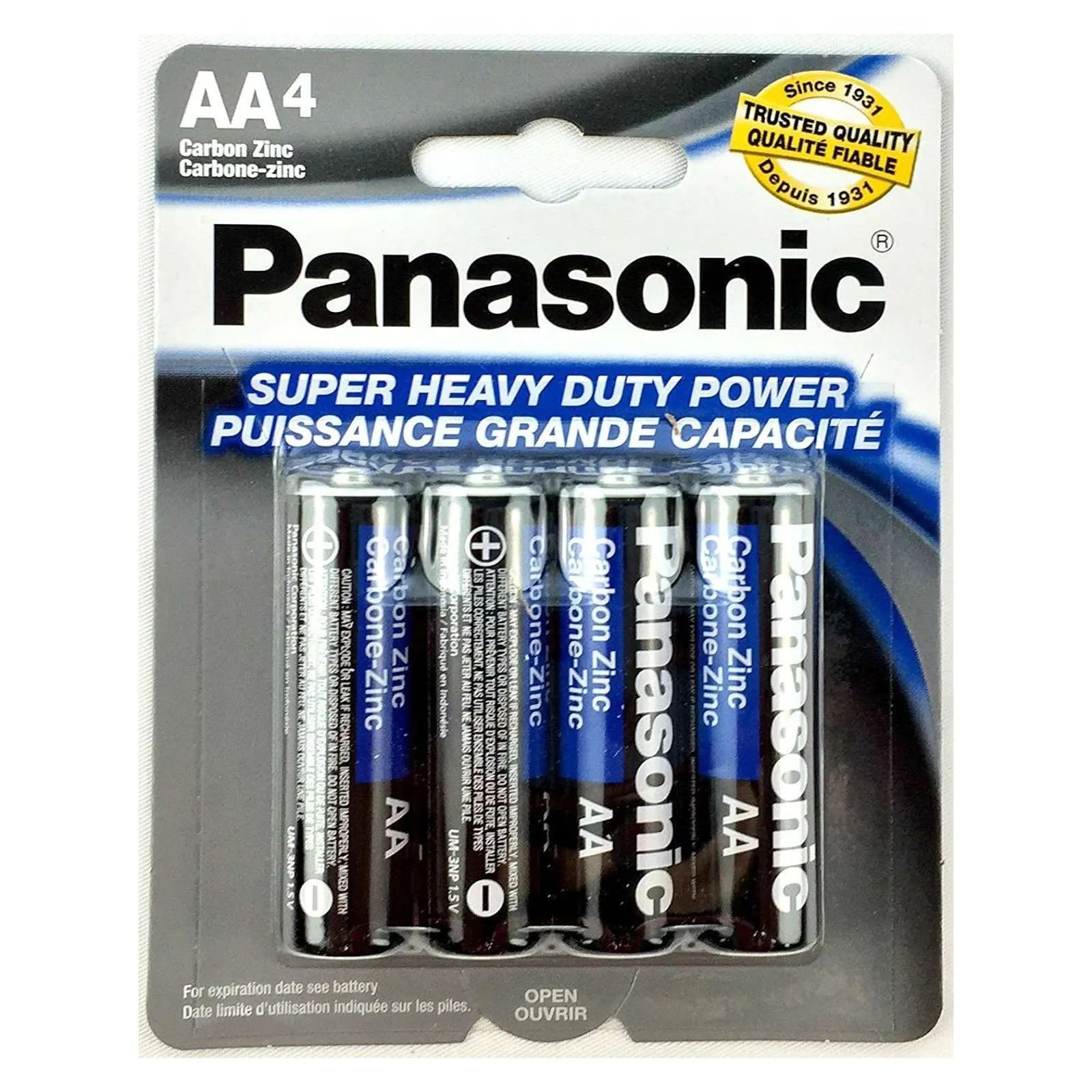 AA PANASONIC SUPER HEAVY DUTY POWER BATTERY