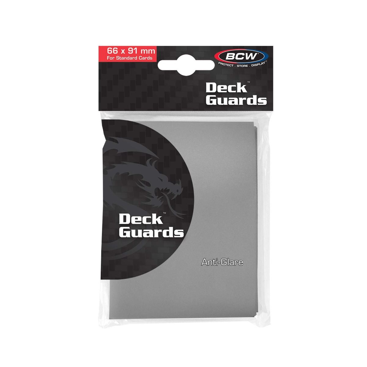 MATT GRAY - BCW 66 X 91CM ANTI-GLARE CARD SLEEVES