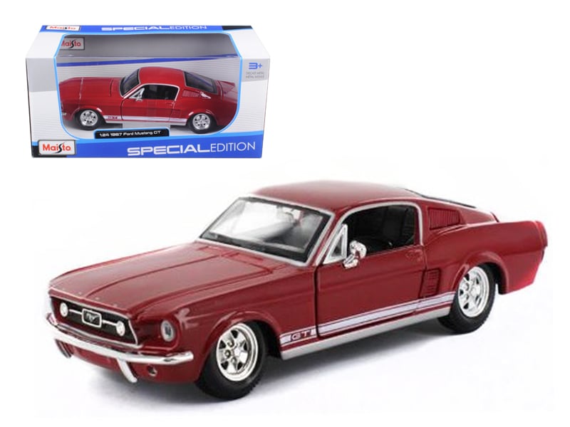 1/24 1967 FORD MUSTANG GT RED - SPECIAL EDITION