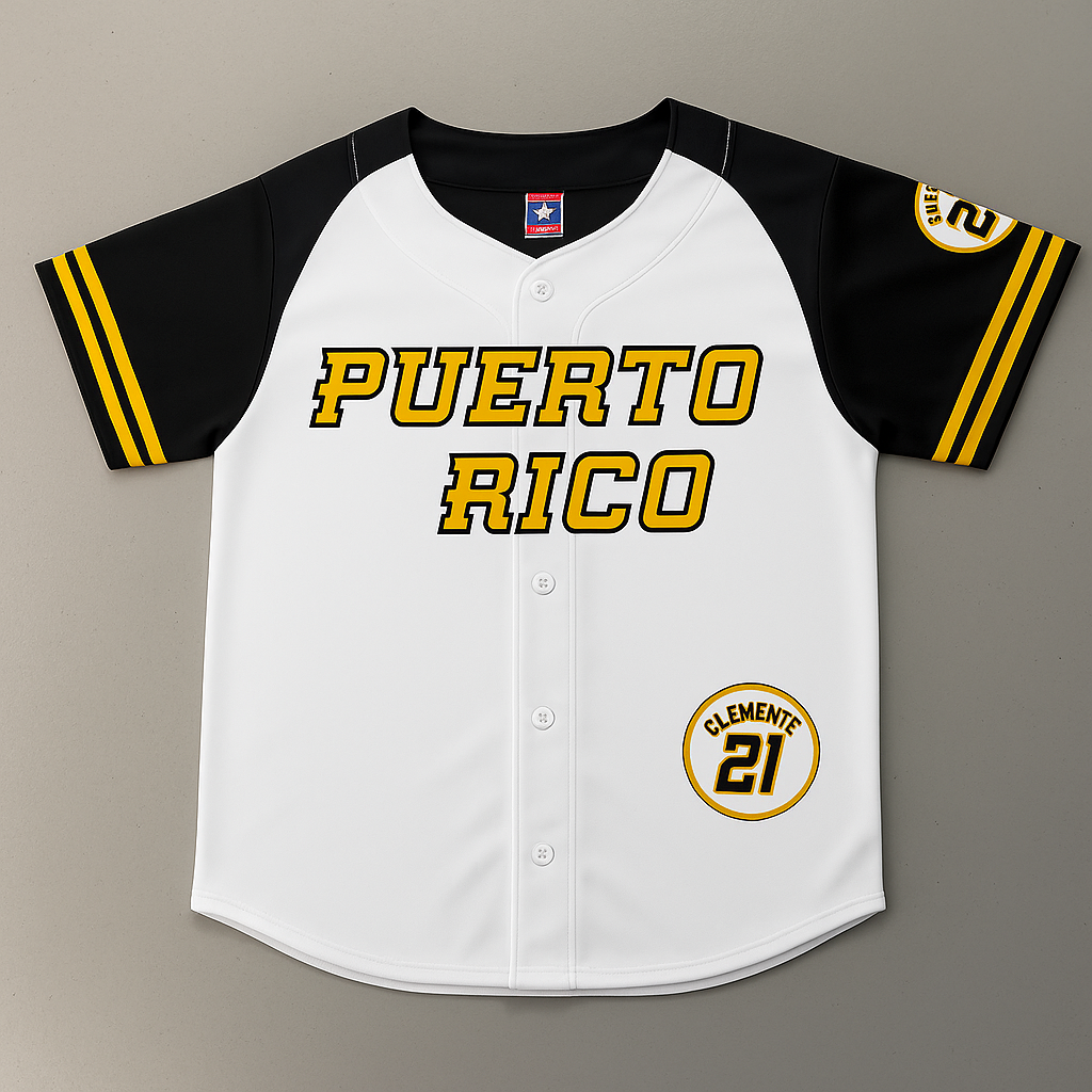 PUERTO RICO ROBERTO CLEMENTE KIDS JERSEY - JERSEY ROBERTO CLEMENTE PARA NIÑOS