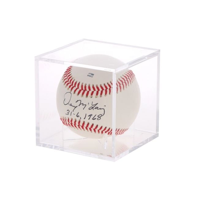BASEBALL SHOWCASE WITH BUILT IN STAND - BASEBALL BALL HOLDER