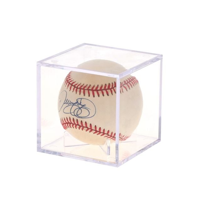 BASEBALL SHOWCASE WITH BUILT IN STAND - BASEBALL BALL HOLDER