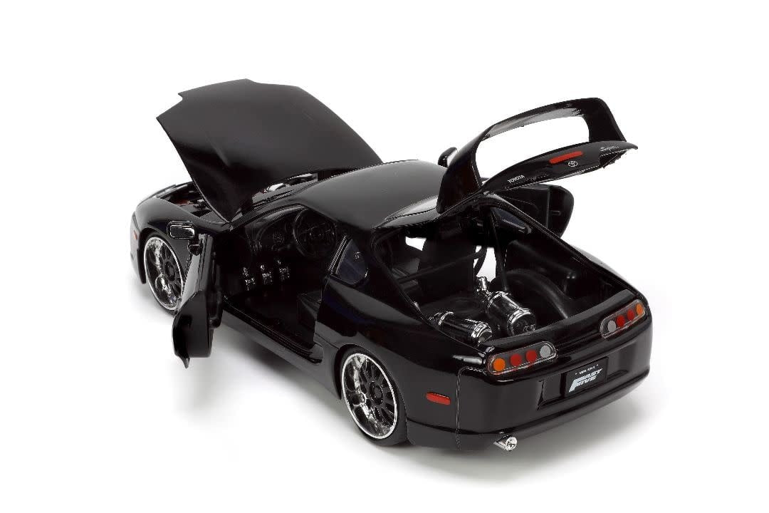 1/24 1995 TOYOTA SUPRA BLACK - FAST & FURIOUS8