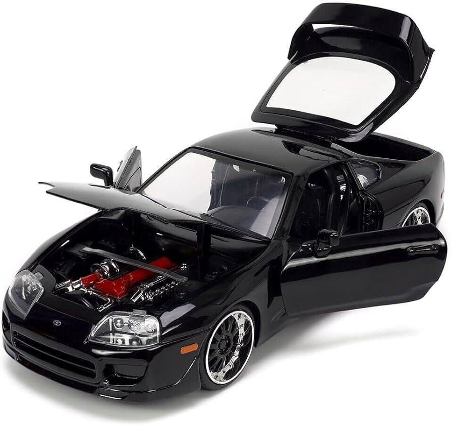 1/24 1995 TOYOTA SUPRA BLACK - FAST & FURIOUS8