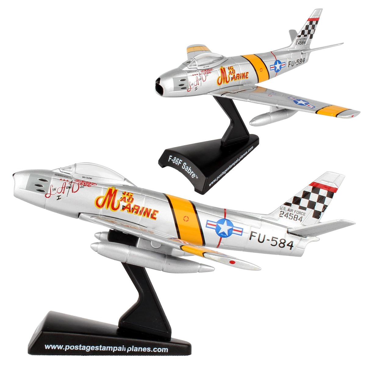 1/110 F-86F MIG MAD MARINE - POSTAGE STAMP