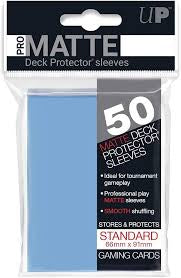 PRO MATE DECK PROTECTOR STANDARD SIZE SLEEVES - LIGHT BLUE