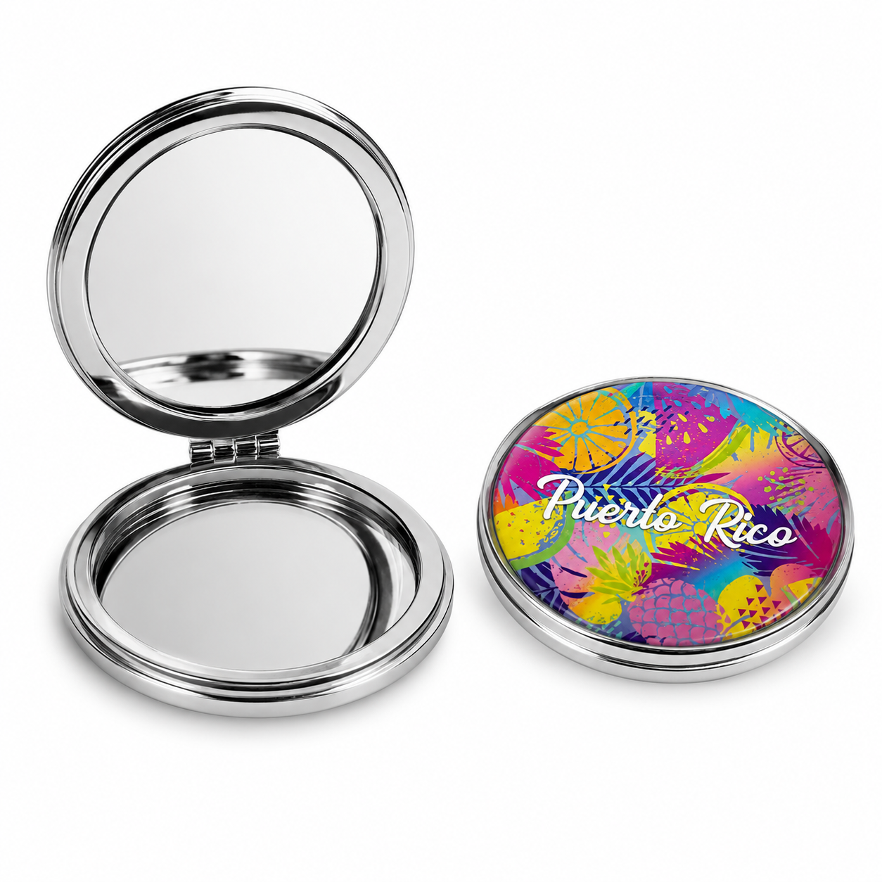 3.5" PUERTO RICO POCKET MIRROR