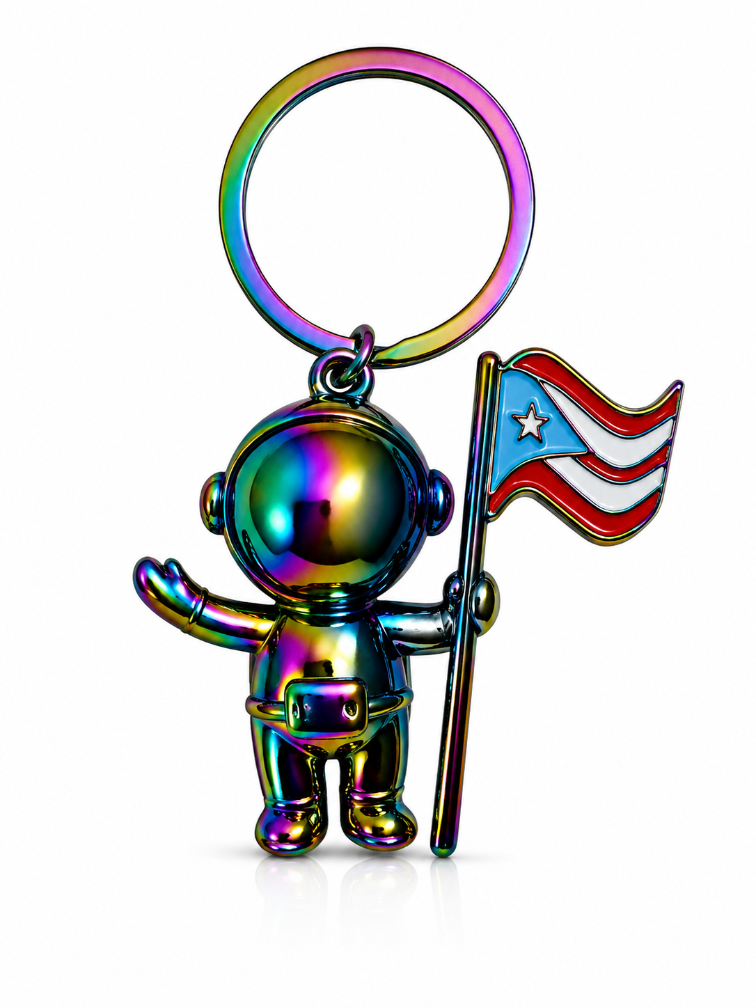 BORICUA EN LA LUNA KEYCHAIN