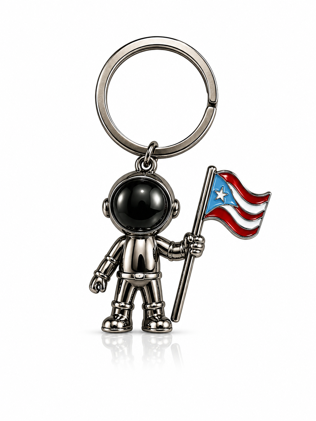 BORICUA EN LA LUNA KEYCHAIN