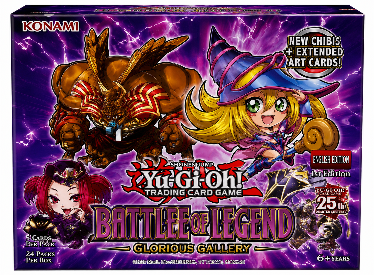 YUGIOH BATTLES OF LEGEND GLORIOUS GALLERY BOOSTER BOX (24 count).