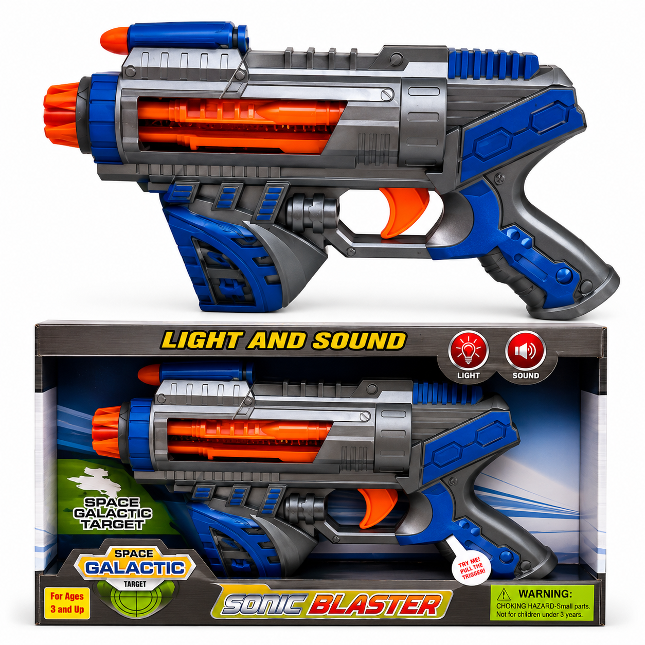 SONIC BLASTER (BATTERY OPERATED).