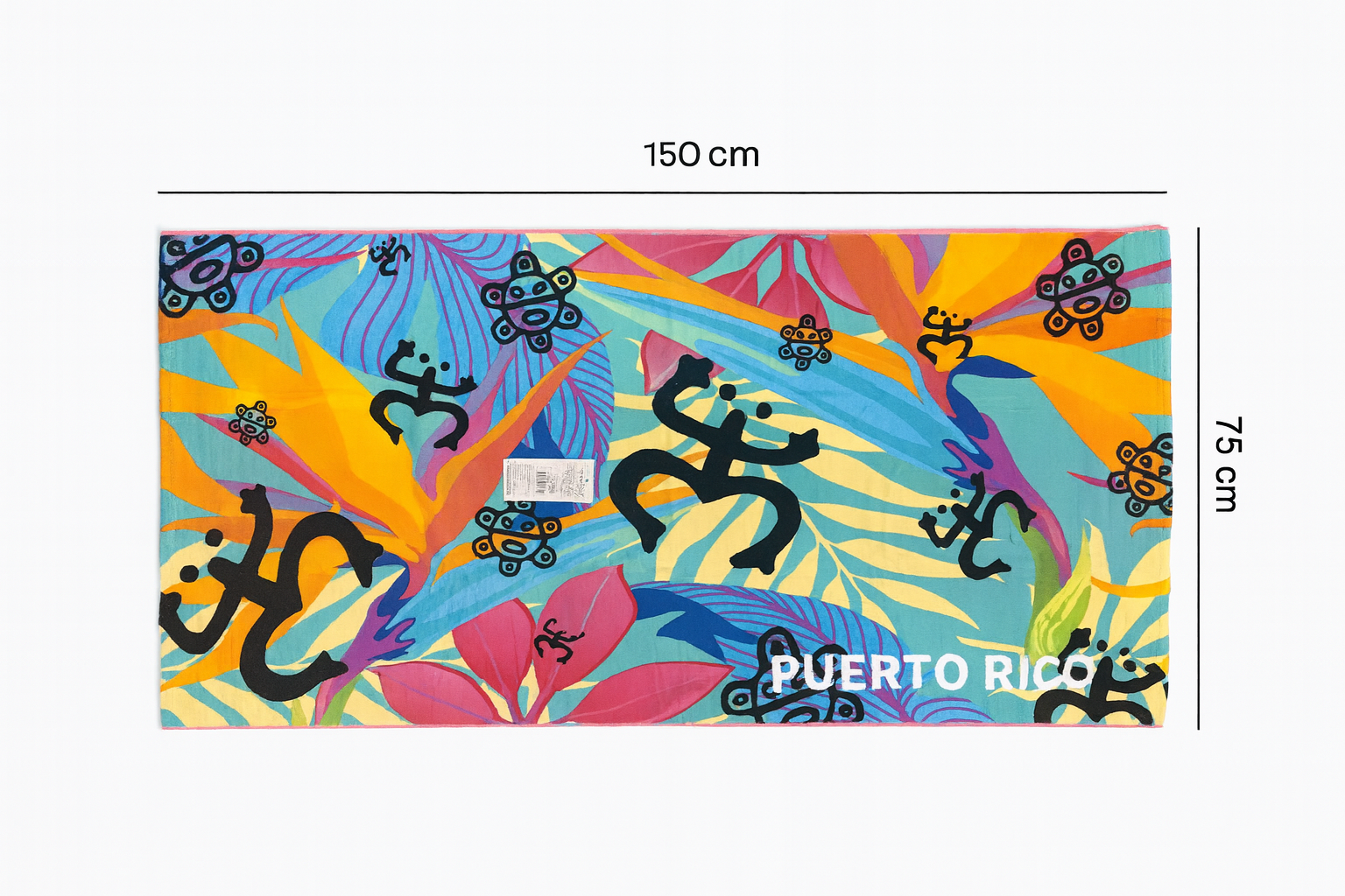 TOALLA DE PLAYA DE PUERTO RICO - PUERTO RICO BEACH TOWEL