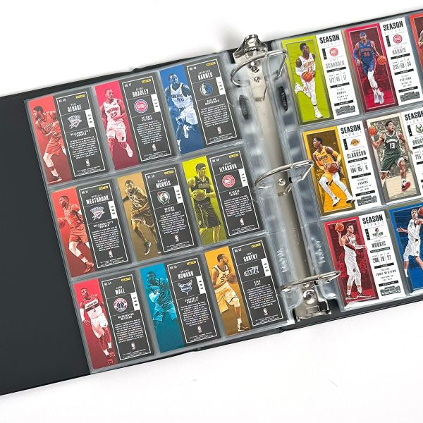 ÁLBUM DE BALONCESTO BCW DE 3" NEGRO