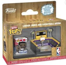 BITTY POP! FUNKO LEBRON JAMES AND BASKETBALL ARENA