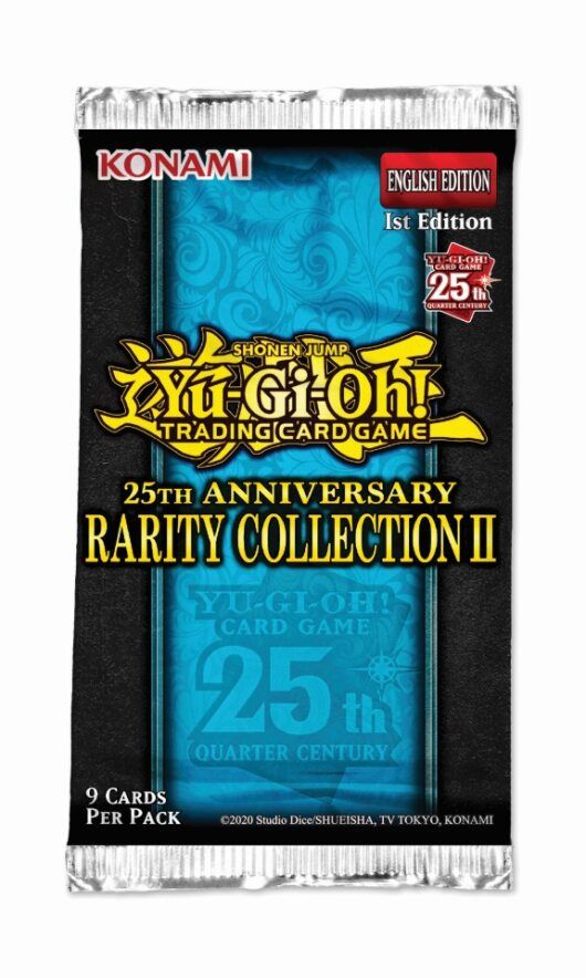 YUGIOH 25TH ANNIVERSARY RARITY COLLECTION II BOOSTER PACK