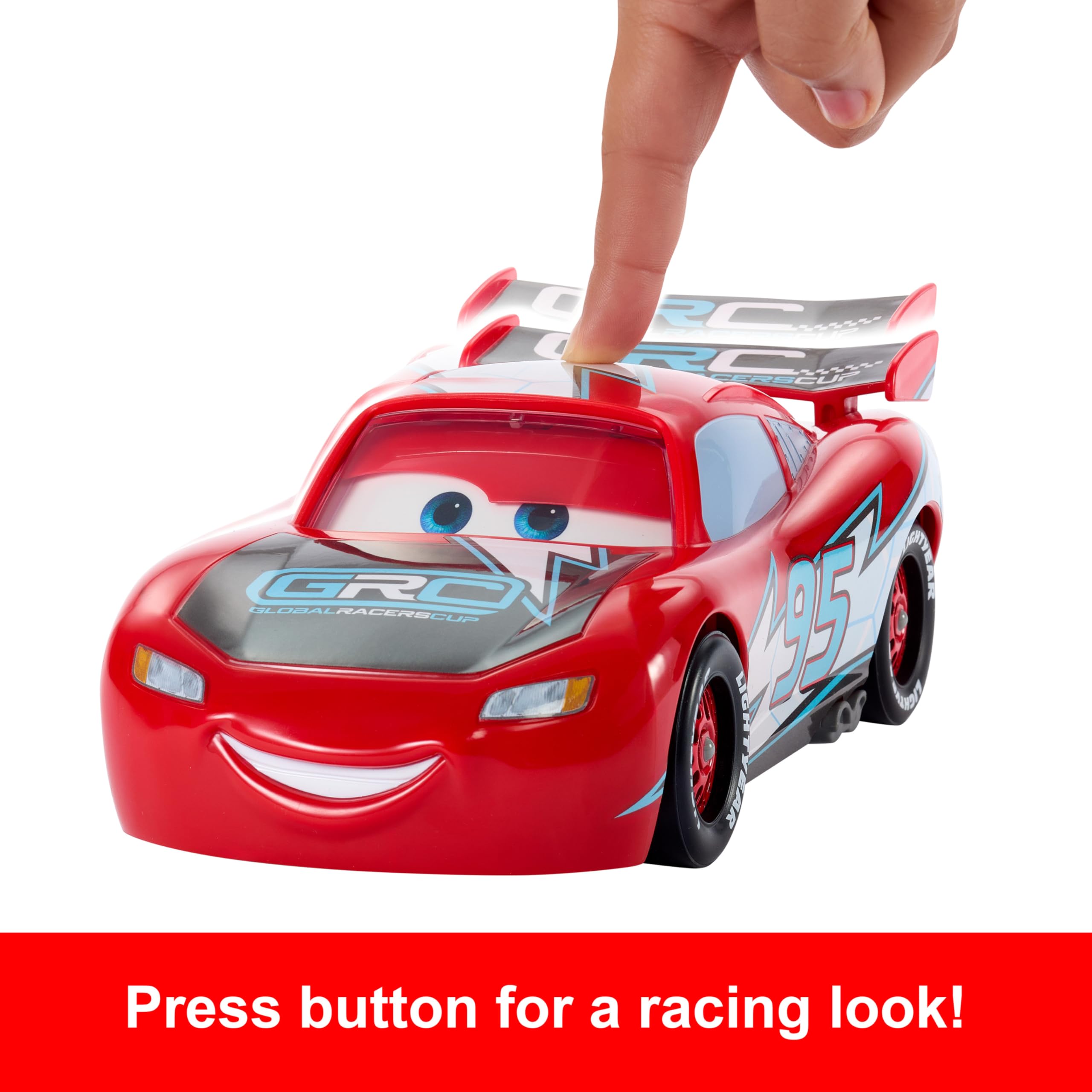 LIGHTNING MCQUEEN GLOBAL RACER DRIFT & RACER CAR - MATTEL