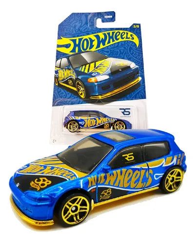 1/64 92’ HONDA CIVC EG 58TH ANNIVERSARY - HOT WHEELS 2/6