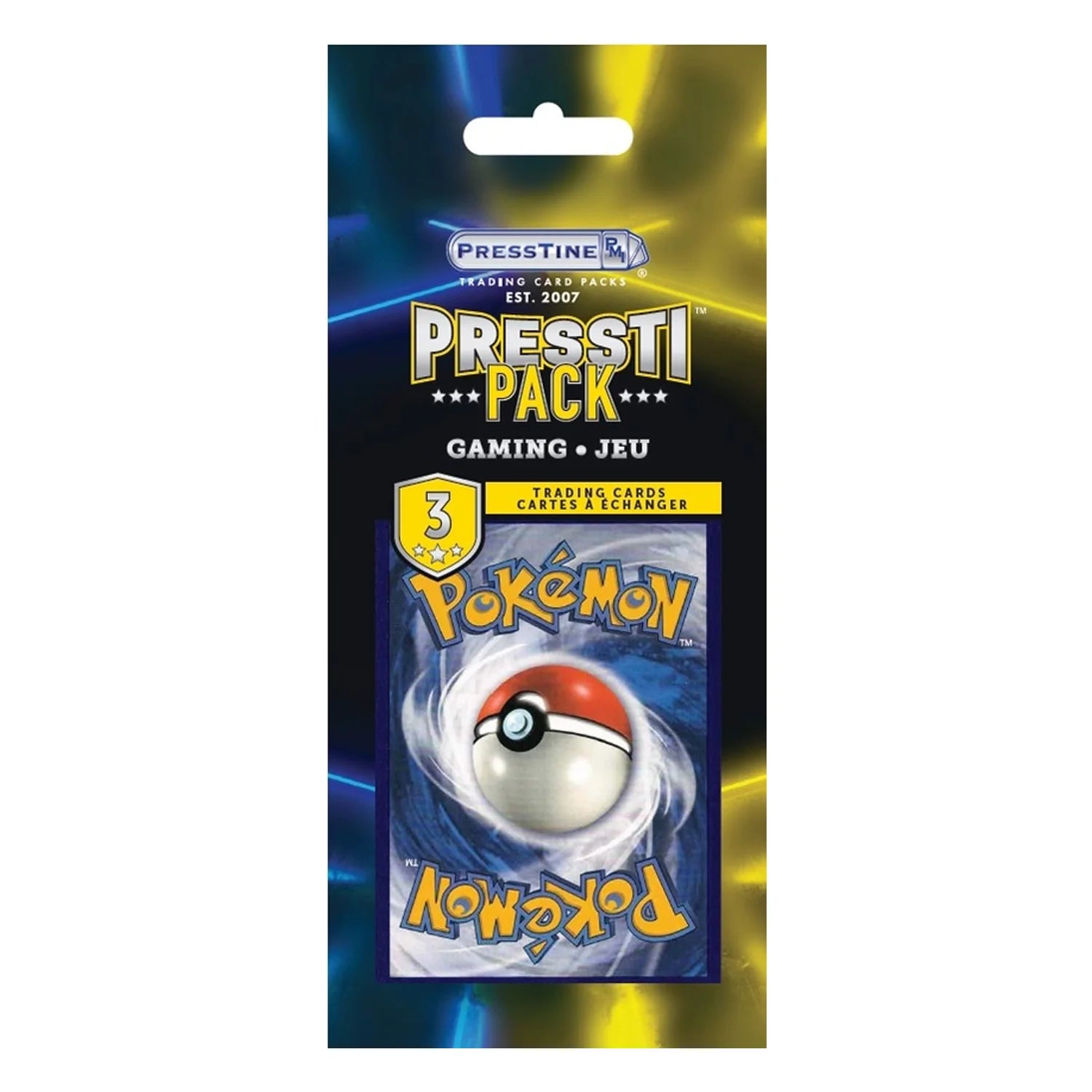 PRESSTIPACK 3 CARDS - POKÉMON