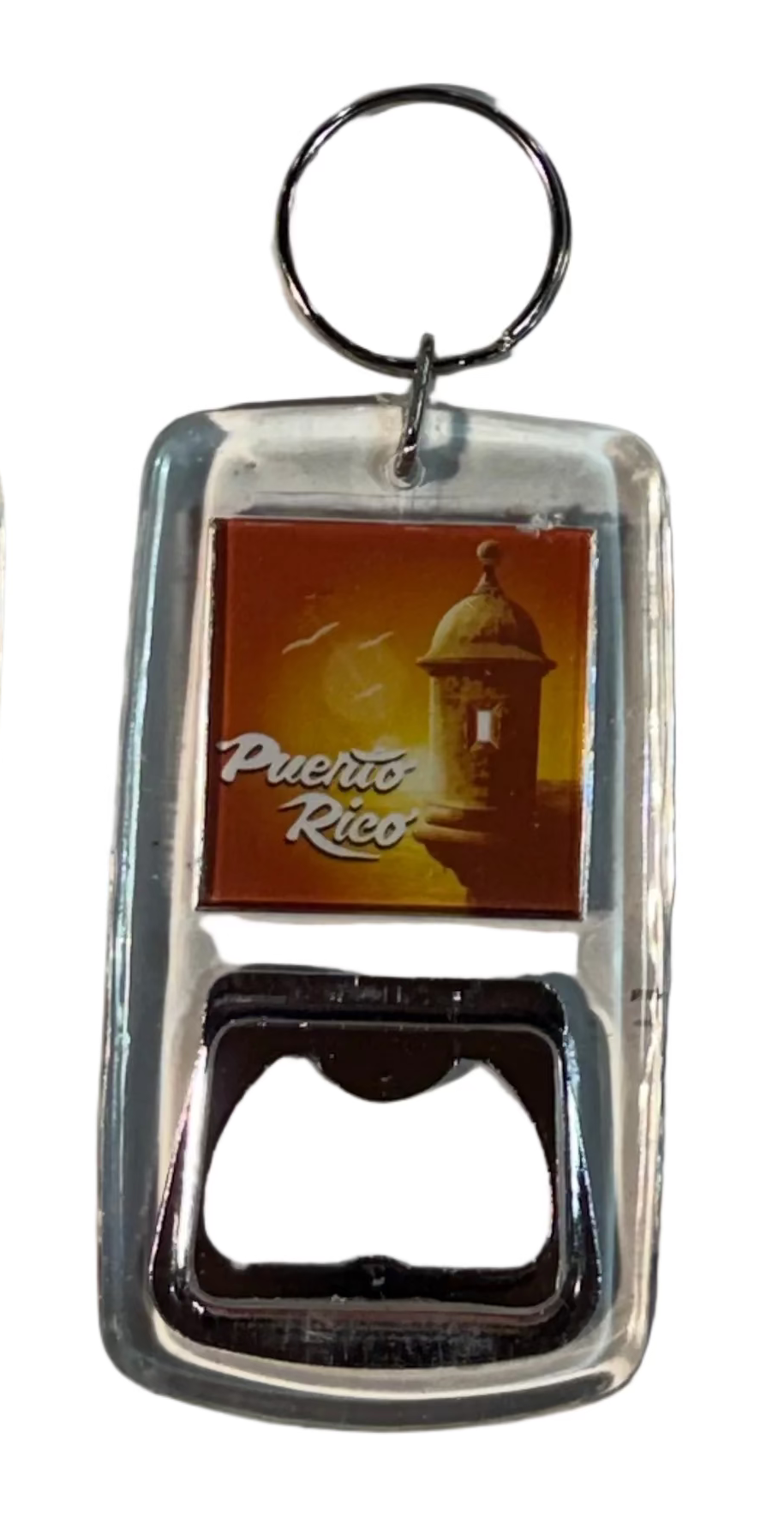 LLAVERO ABRE BOTELLA CUADRADO PUERTO RICO