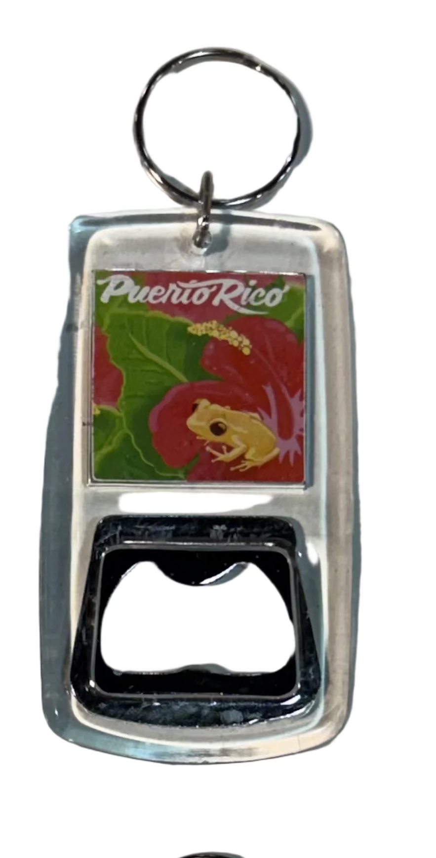 LLAVERO ABRE BOTELLA CUADRADO PUERTO RICO